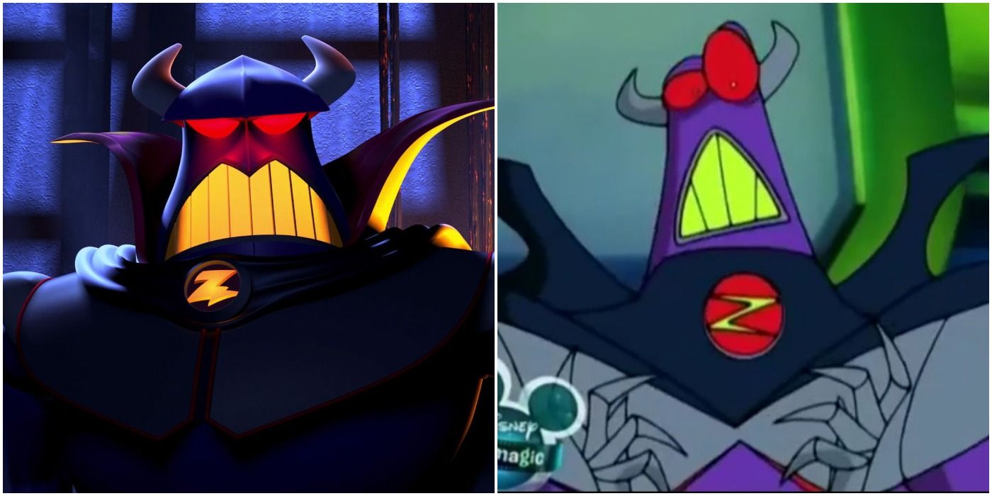 Zurg in Toy Story 2 and Buzz Lightyear of Star Command