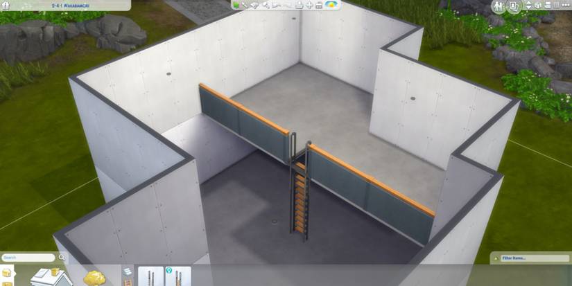 a loft  that can be accessed through a ladder