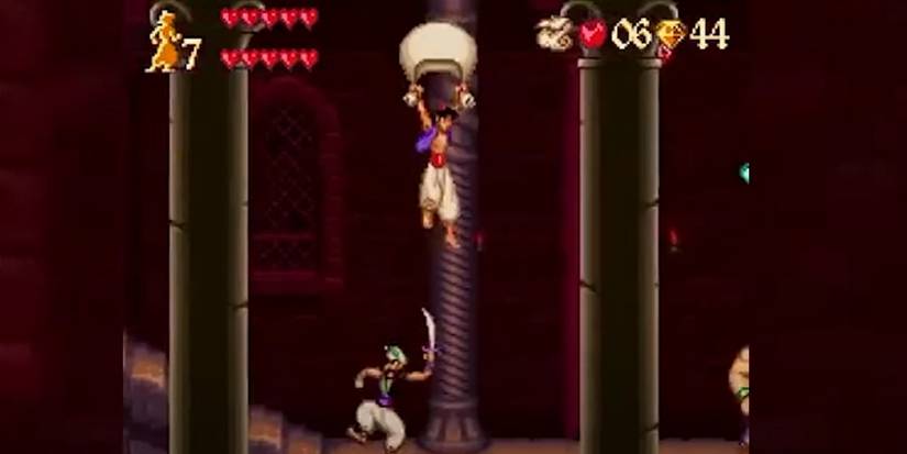 aladdin super nintendo parachute