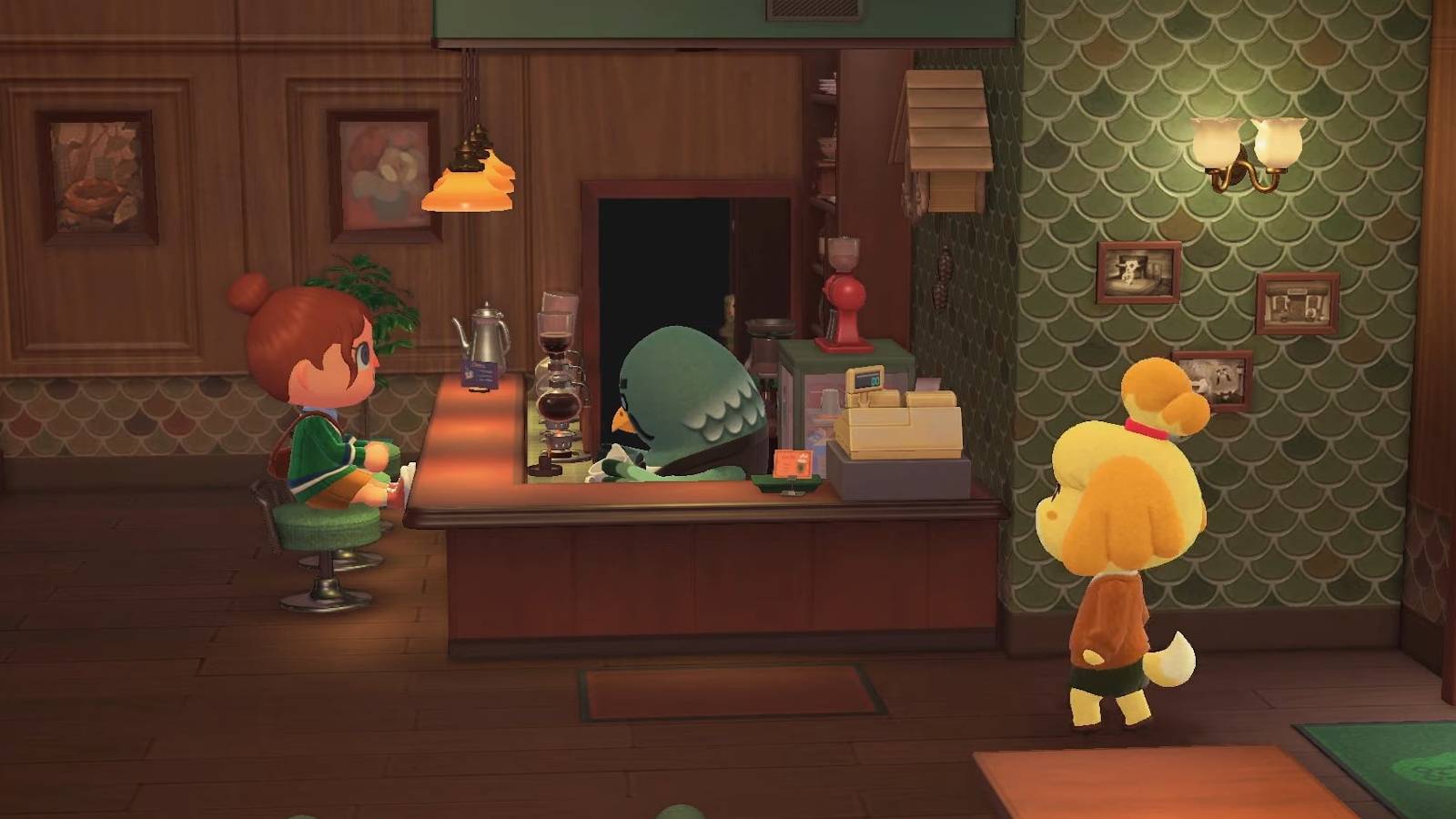 acnh brewster item rewards