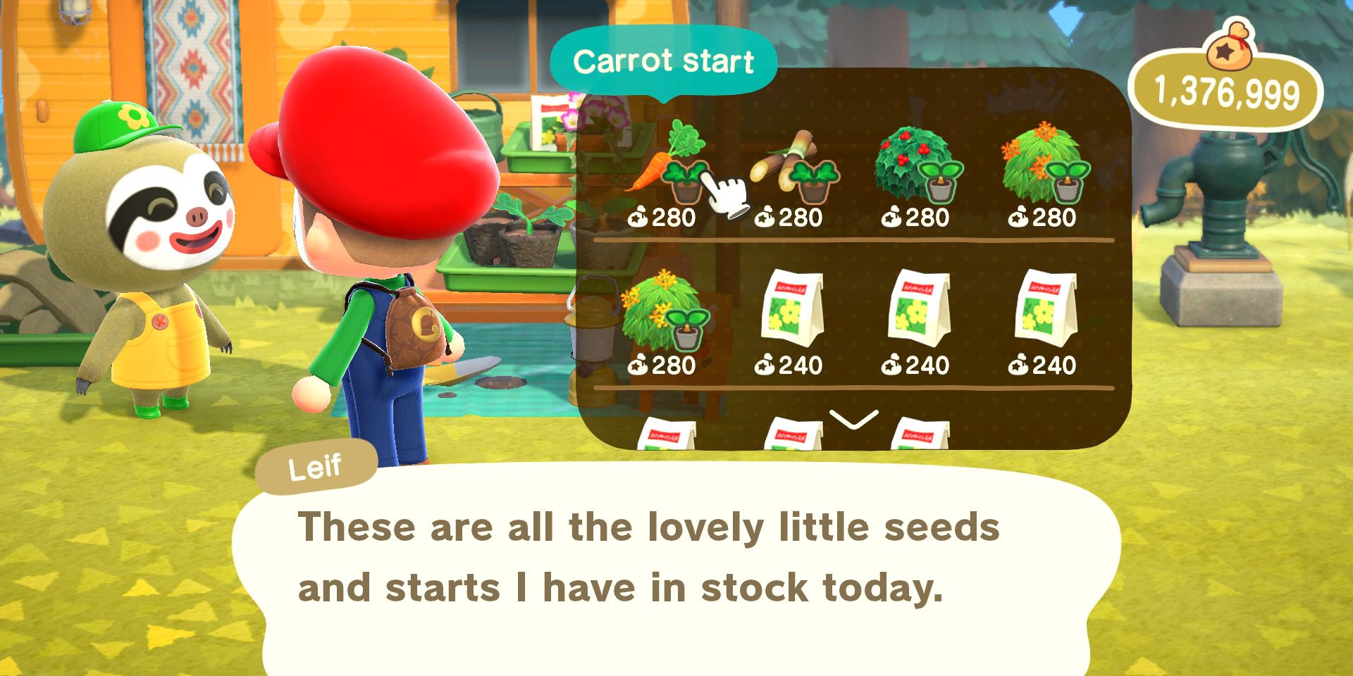 animal-crossing-new-horizons-cooking-guide-leif-selling-vegetable-starts