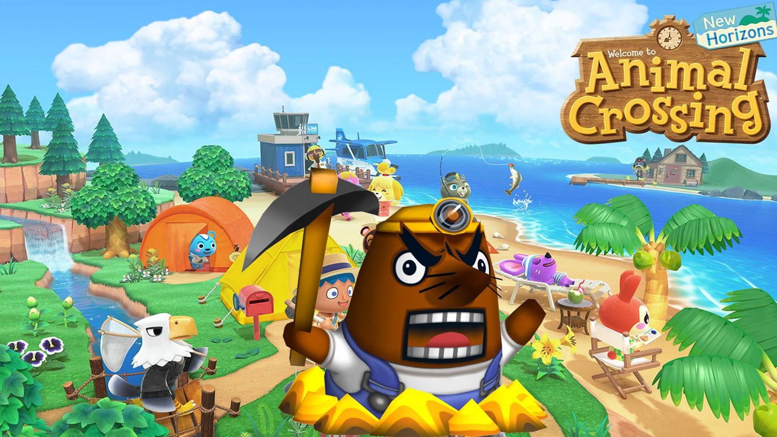 animal crossing new horizons mr resetti cafe