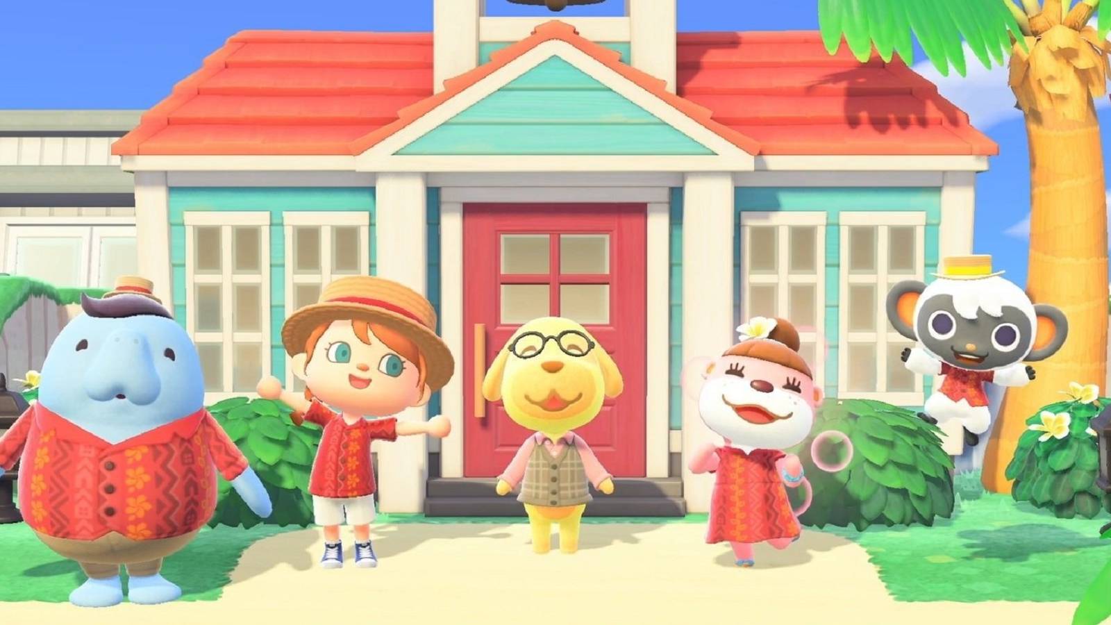 animal crossing new horizons villagers greet feature