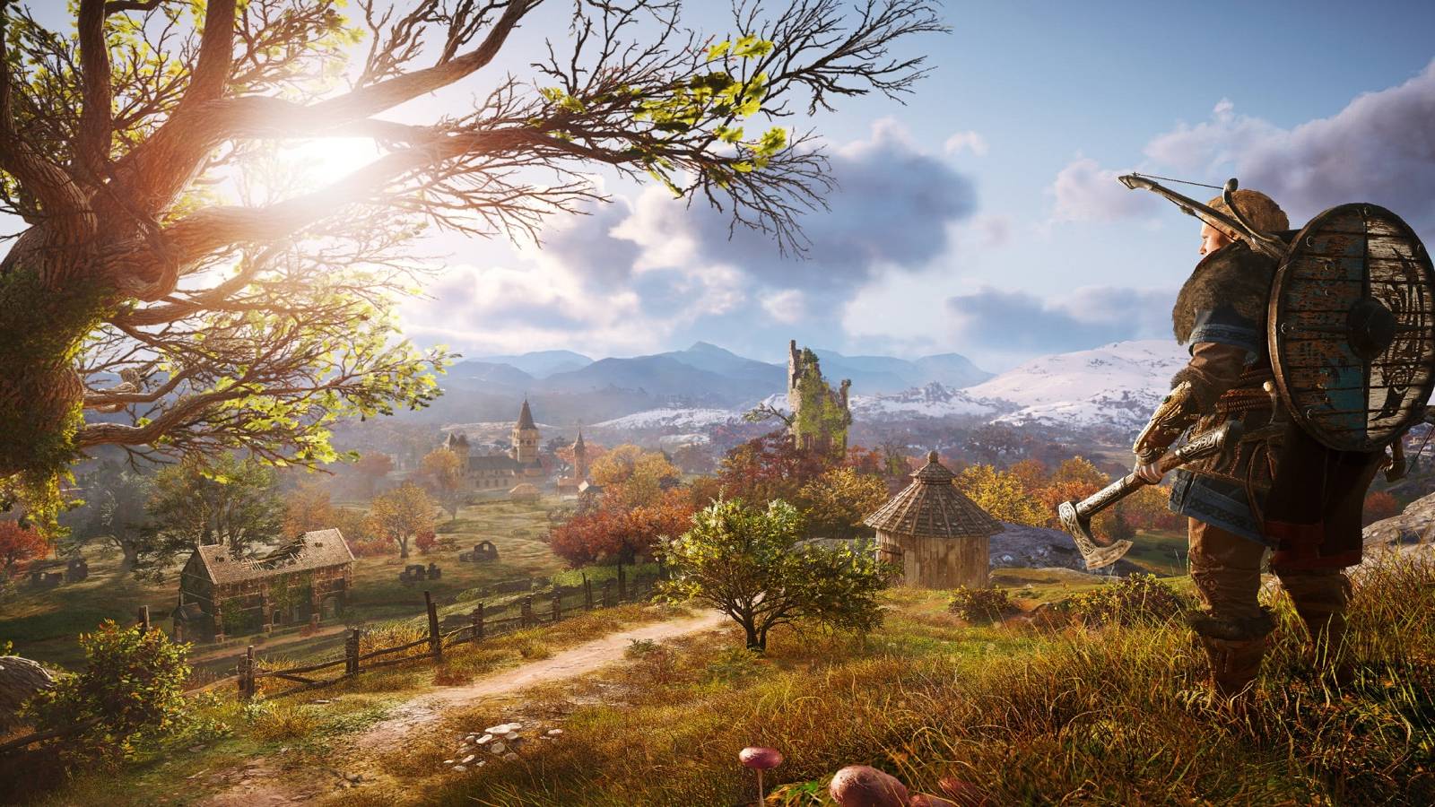 Assassin's Creed Valhalla Eivior looking into the Horizon