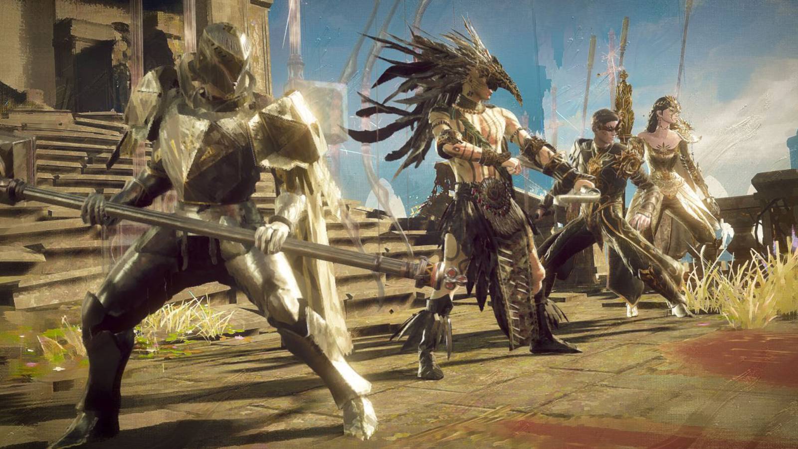 babylon's fall beta gear options