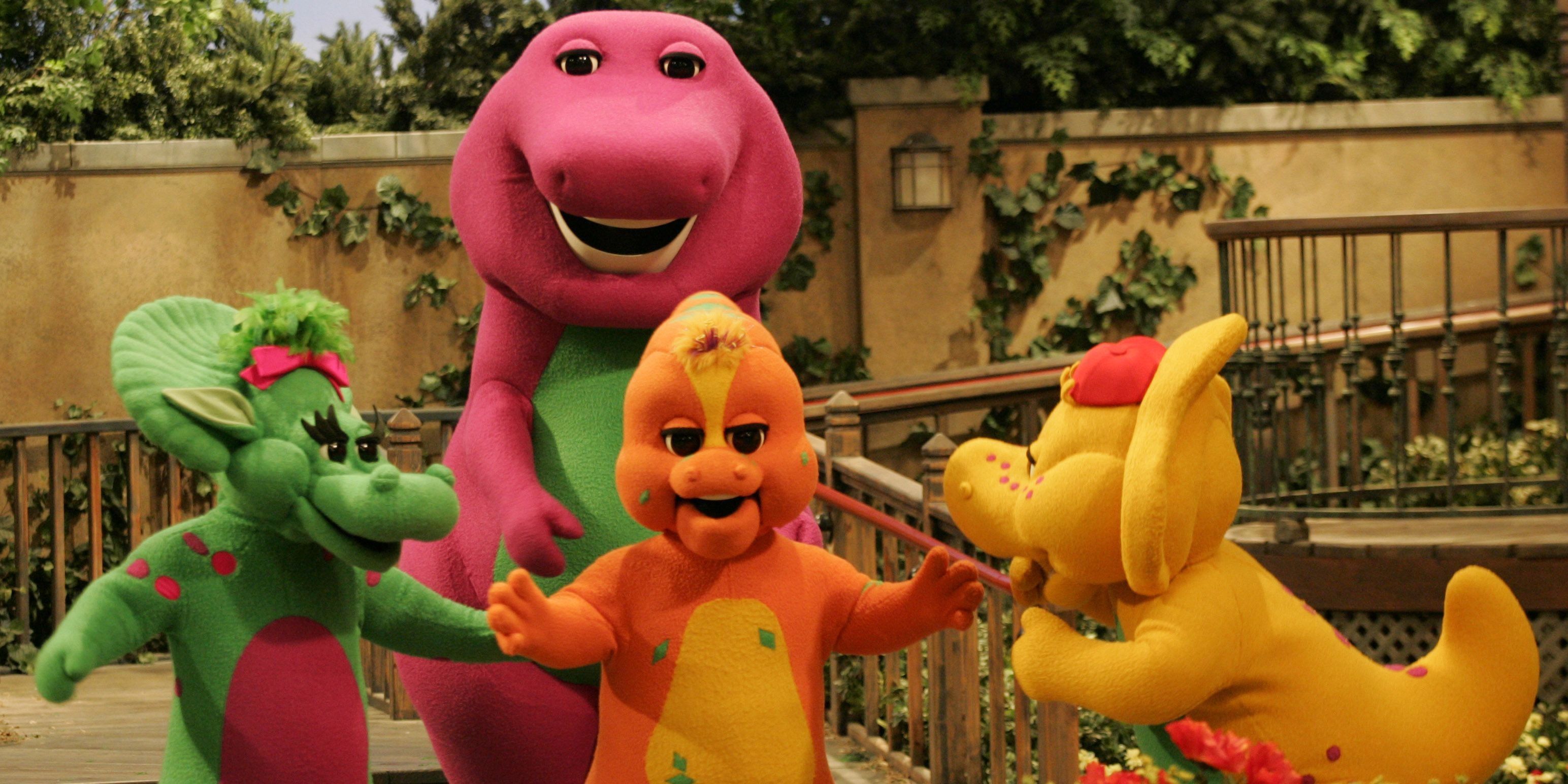 barney and friends Cropped