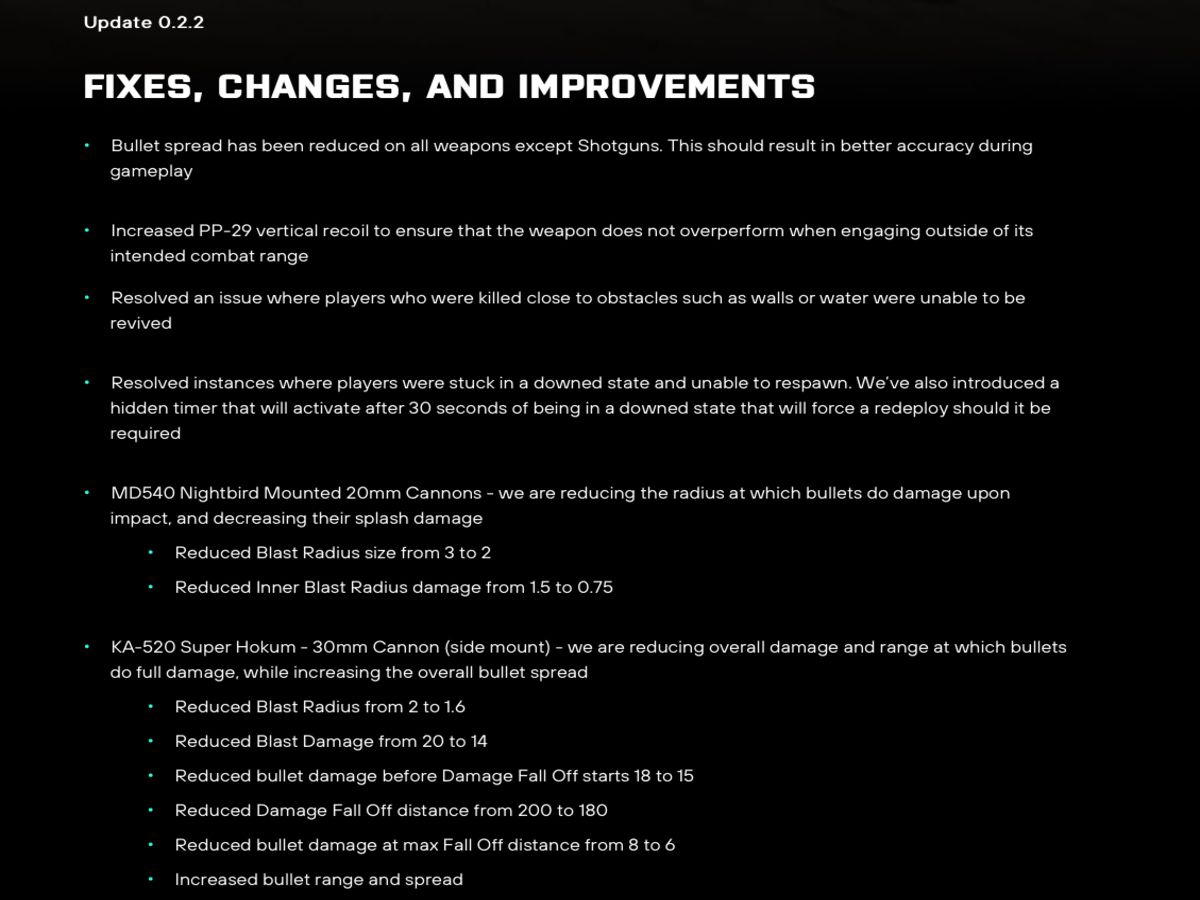 battlefield 2042 game update 2 notes first half