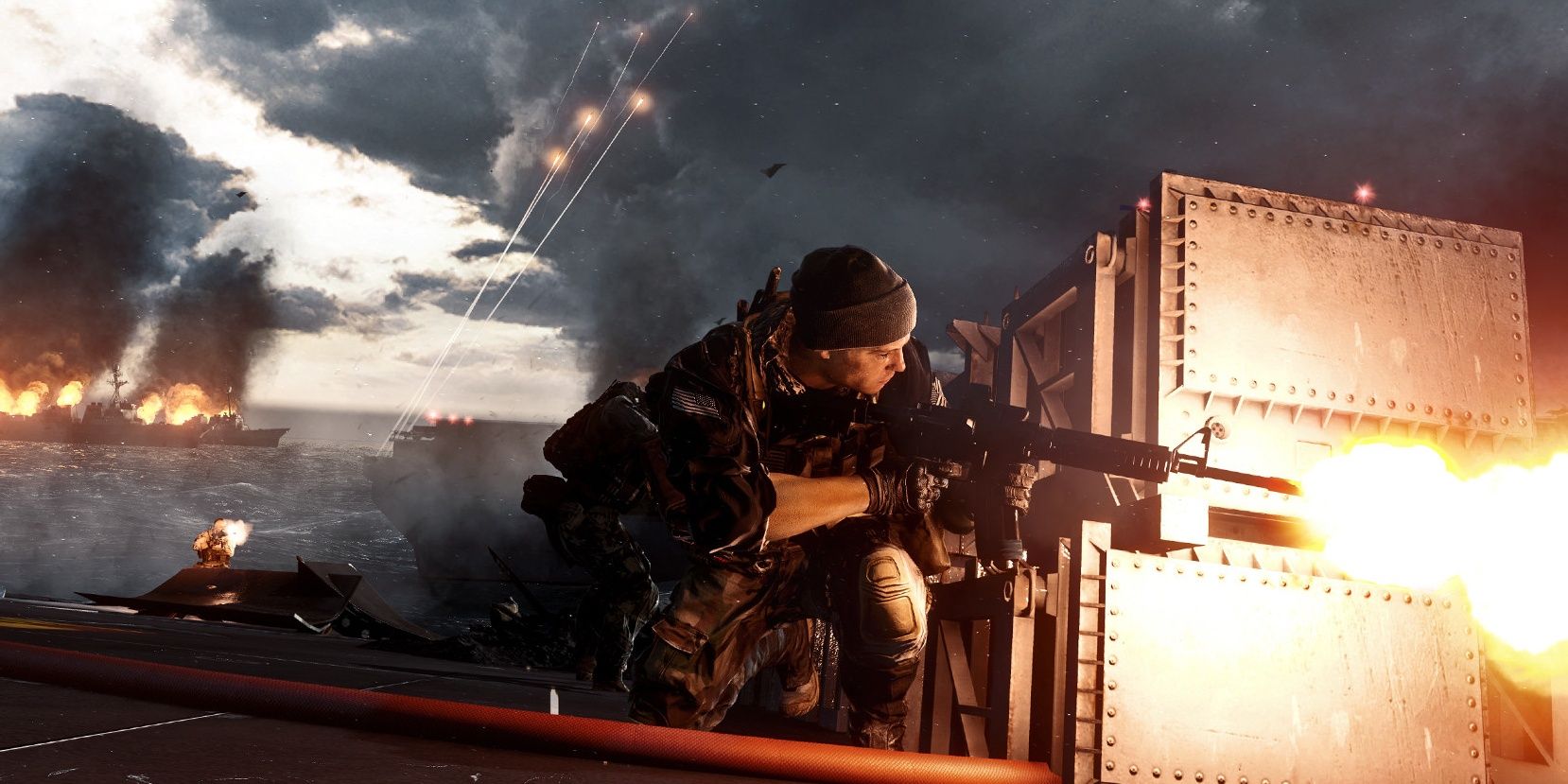 battlefield 4 irish shooting from behind cover 