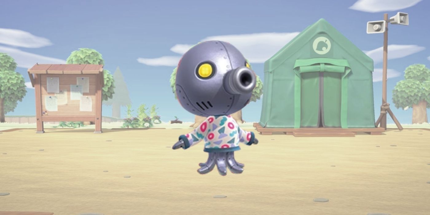 best villagers for a science fiction island cephalobot