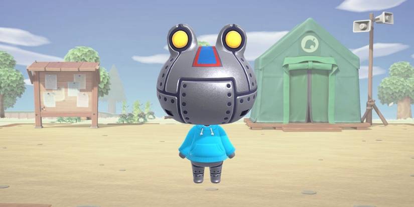 best villagers for a science fiction island  ribbot