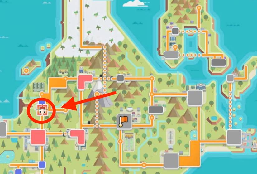 brilliant diamond shining pearl map floruoma town