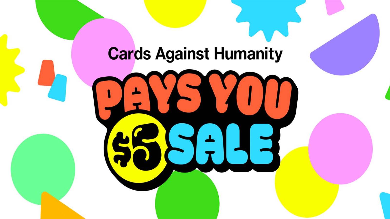 cards against humanity sale
