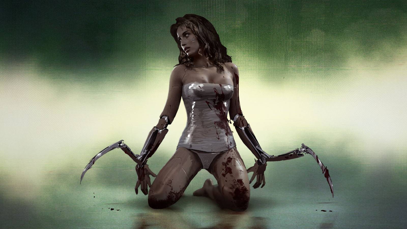 cyberpunk 2077 robot woman