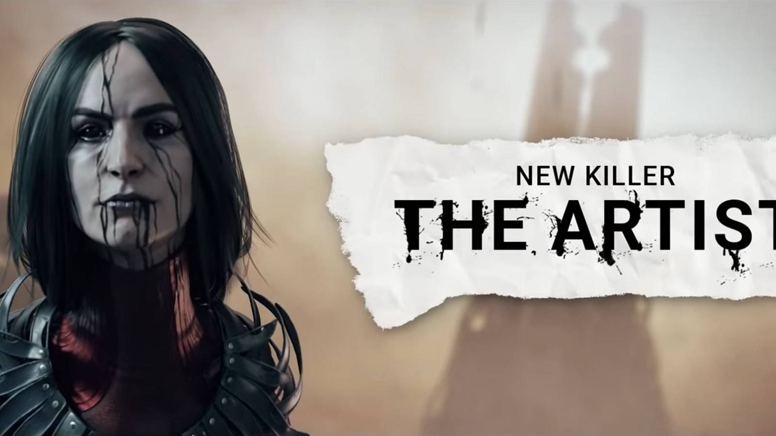 An image from Dead By Daylight showing the new killer, The Artist.