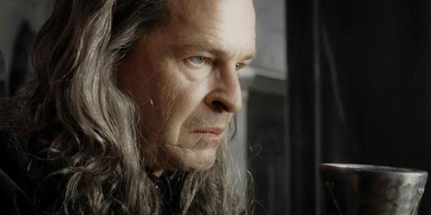 denethor face and cup lotr