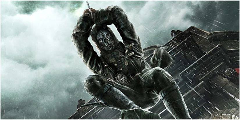 Corvo leaping from the shadows