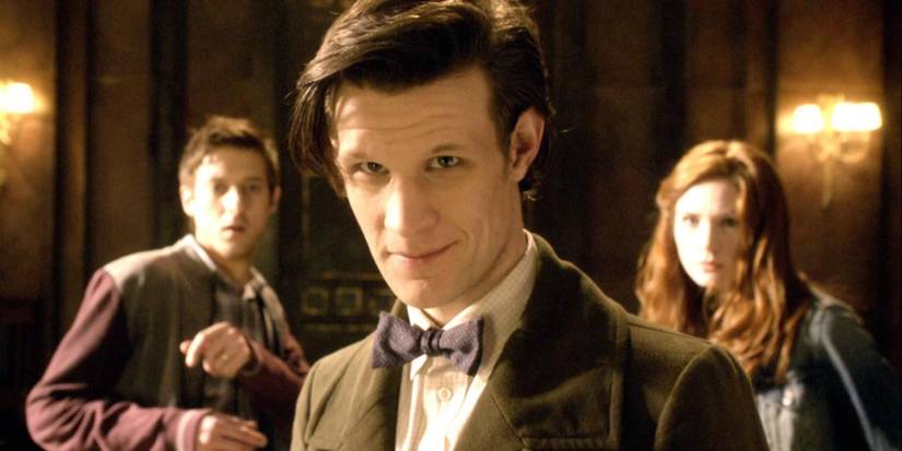 Official image of Let's Kill Hitler, an episode of the TV show Doctor Who.