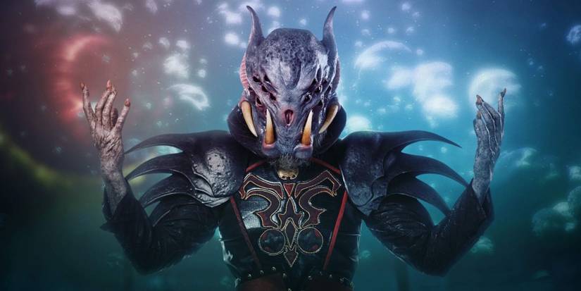 Official image of a Thijarian from the TV show Doctor Who.