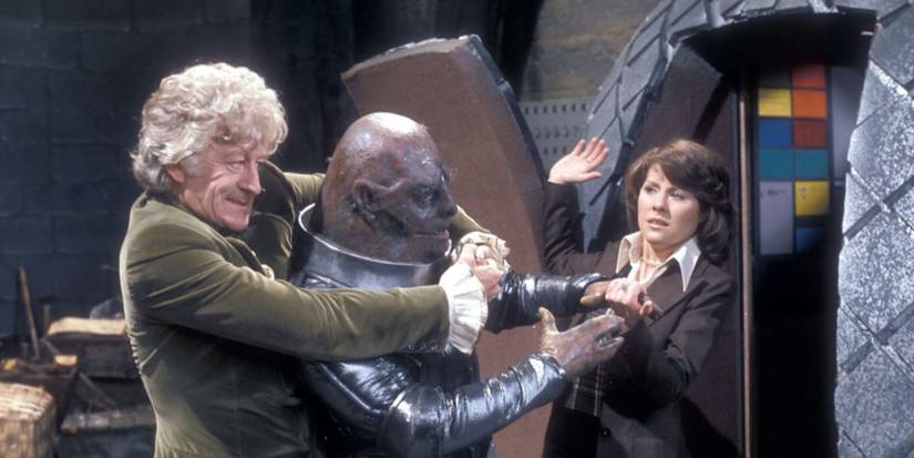 Official image of The Time Warrior, a serial from the TV show Doctor Who.