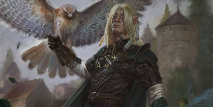 elf ranger in D&D official art