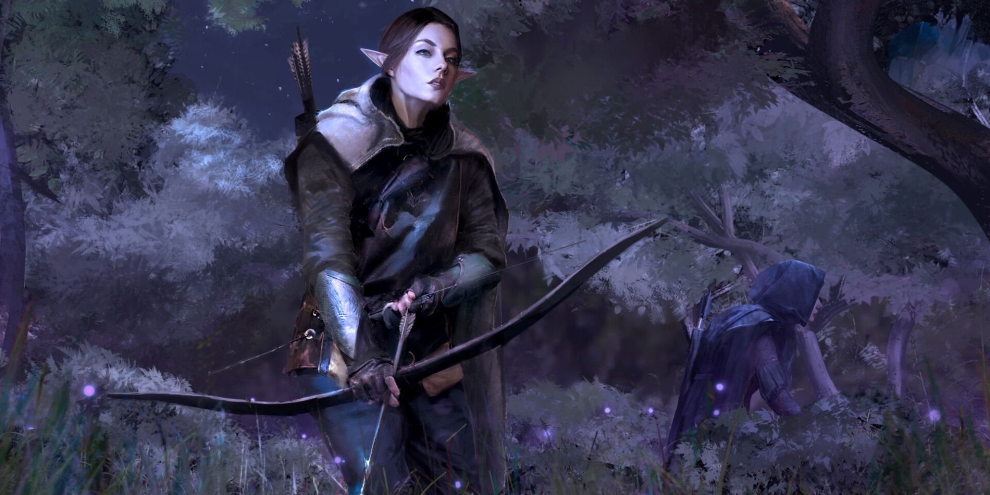 elven ranger in mtg art