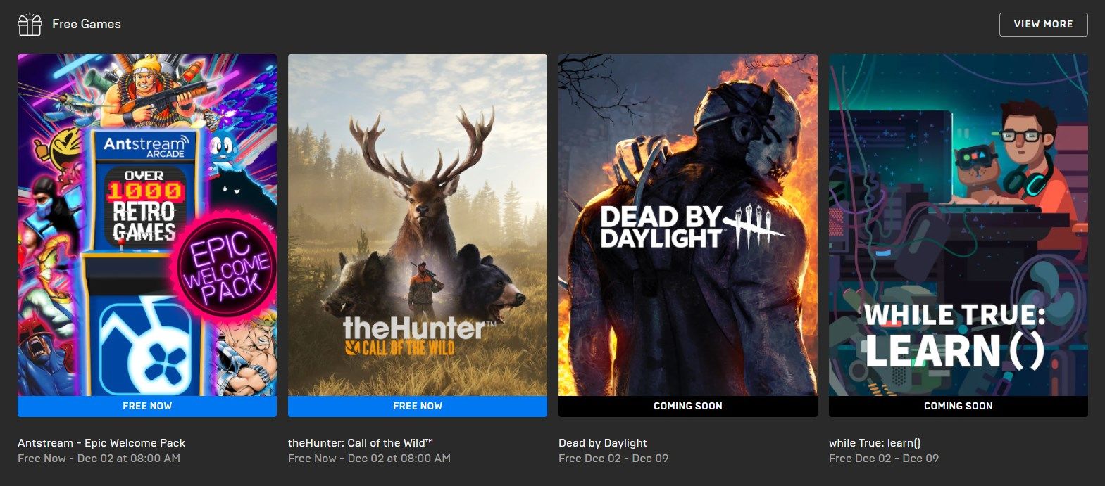 epic games store dead by daylight