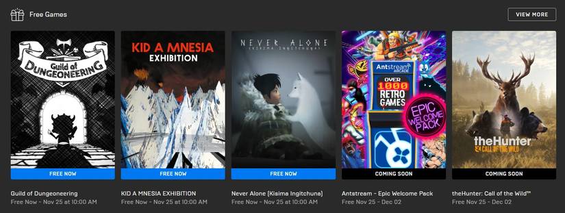 epic games store free games december 2021