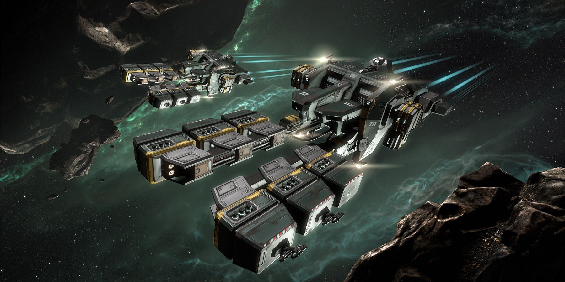 eve online mining ship feature