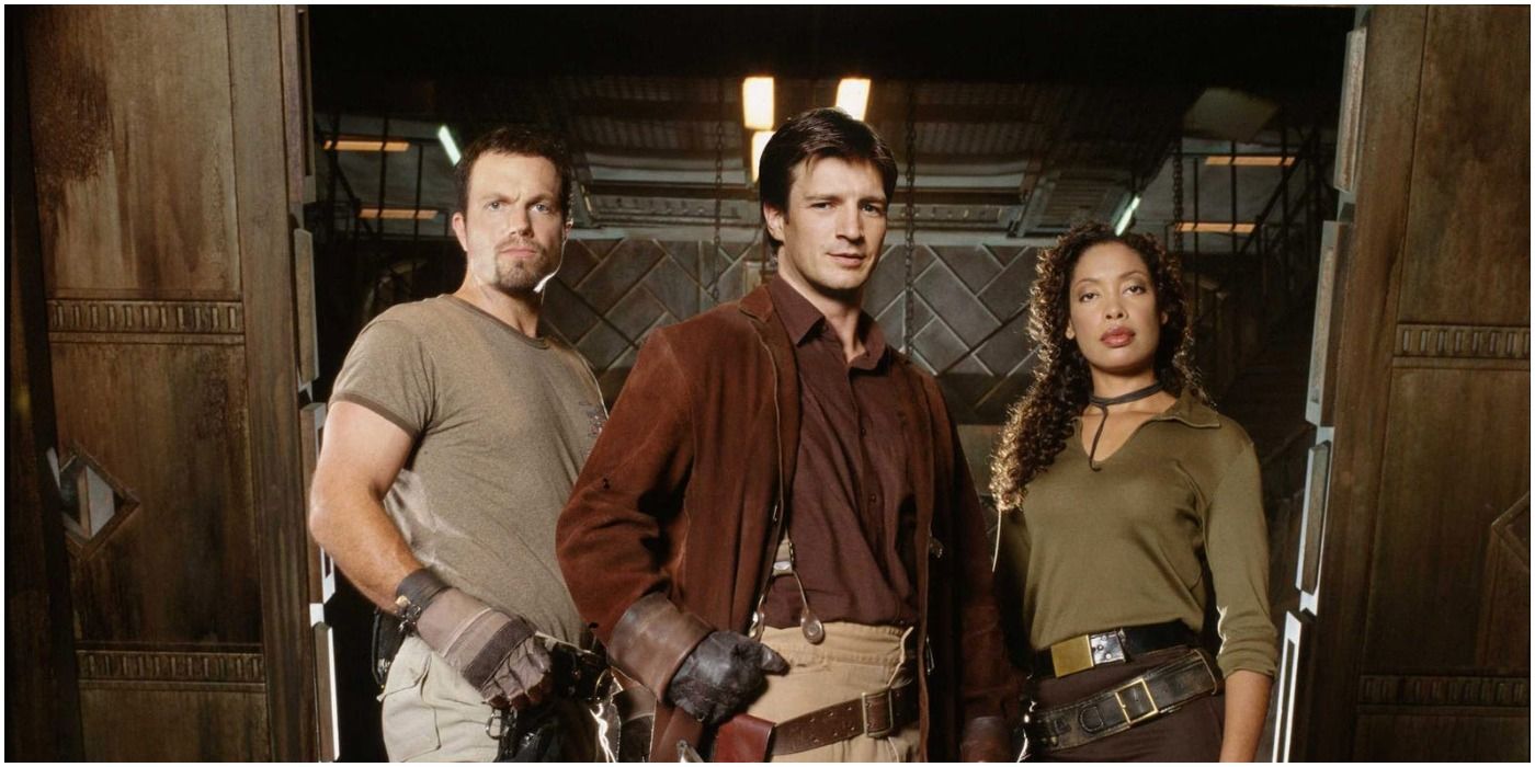 Jayne, Mal, and Zoe from Firefly
