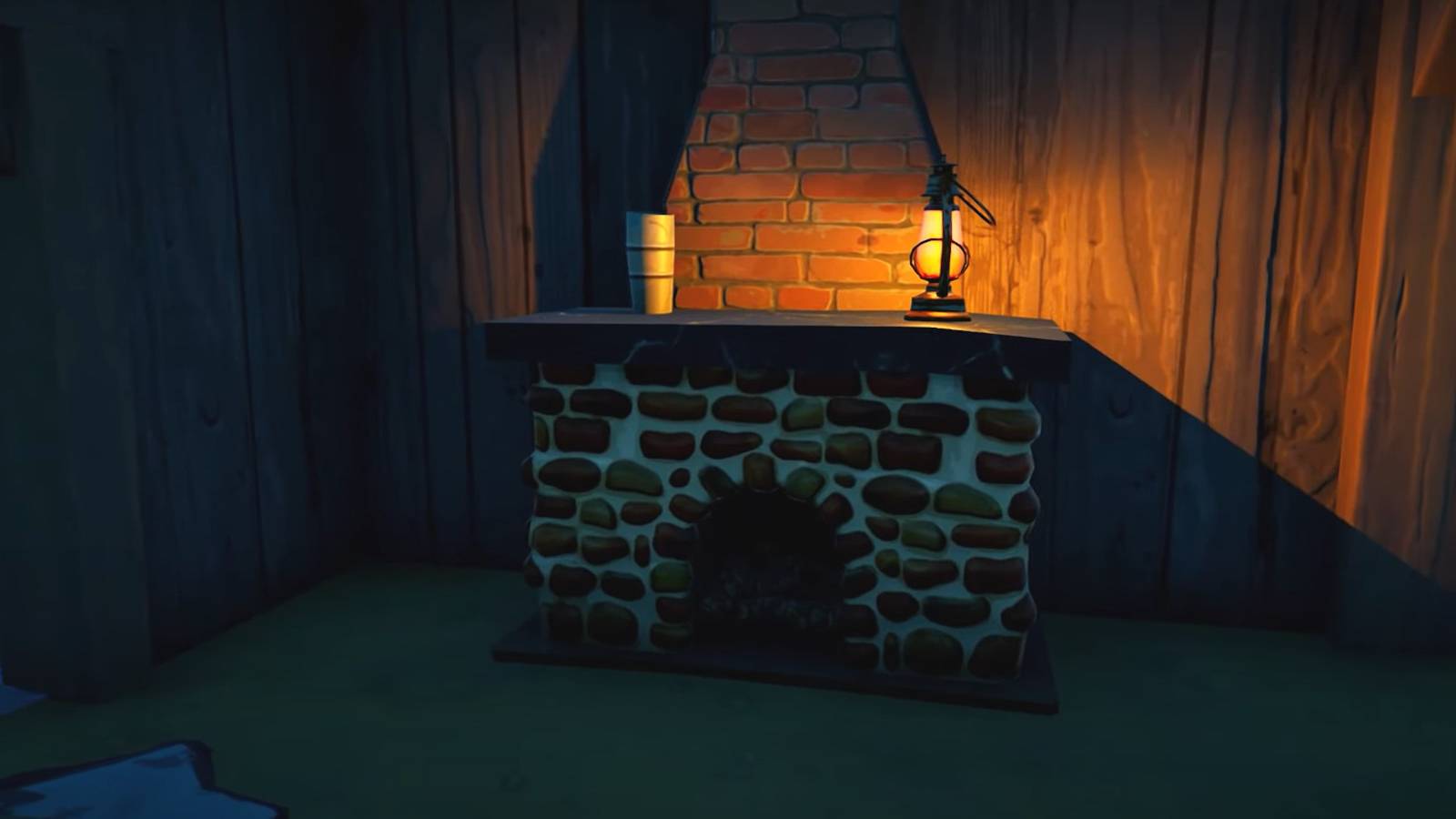 fortnite destroy a fireplace