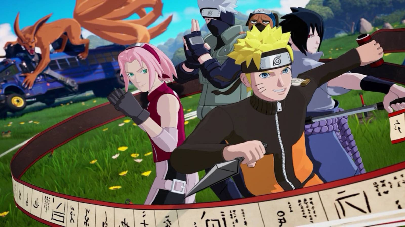 fortnite paper kunai bomb naruto