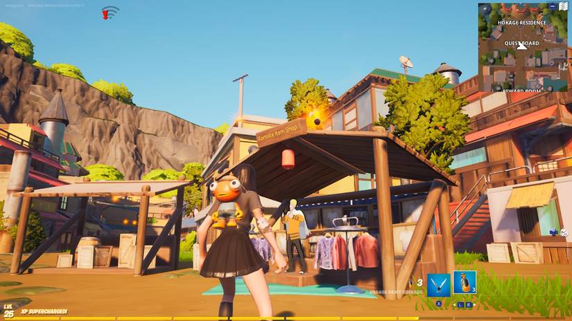 fortnite scrolls naruto hidden leaf vilage 1