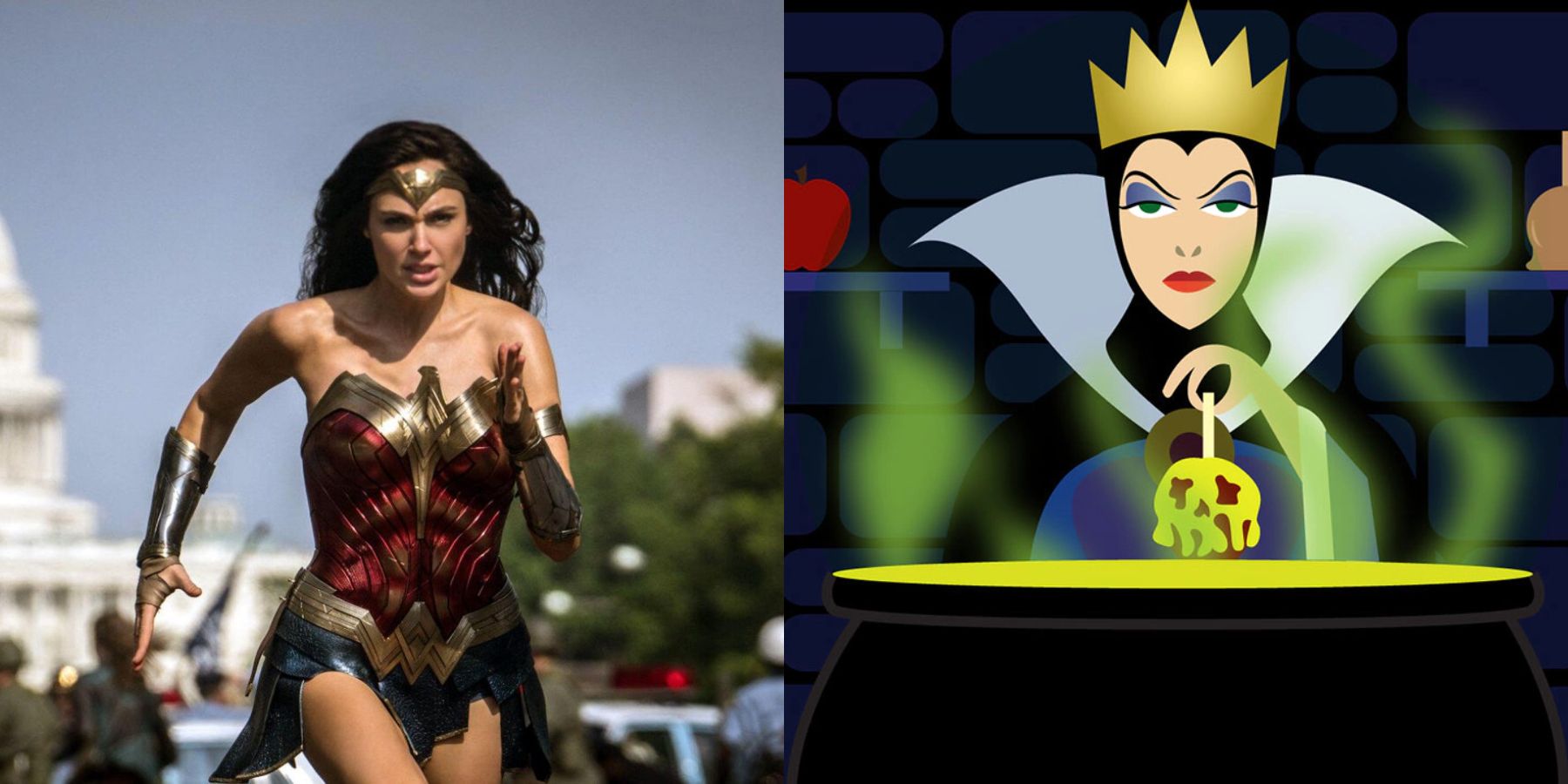Wonder Woman Gal Gadot Evil Queen Disney Snow White