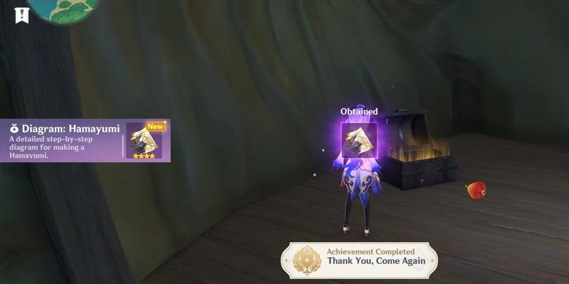 genshin impact hamayumi bow chest reward announcement gameplay ganyu