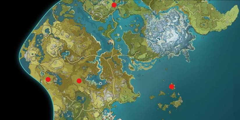 genshin impact liyue field boss map