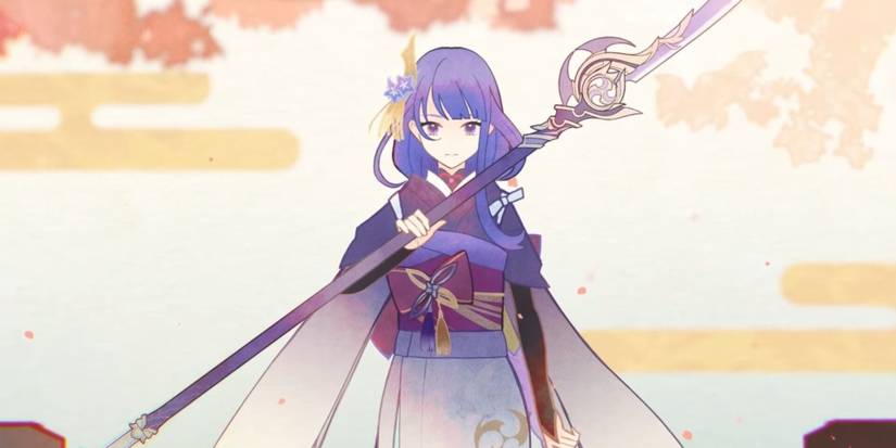 genshin impact raiden shogun ei past kimono