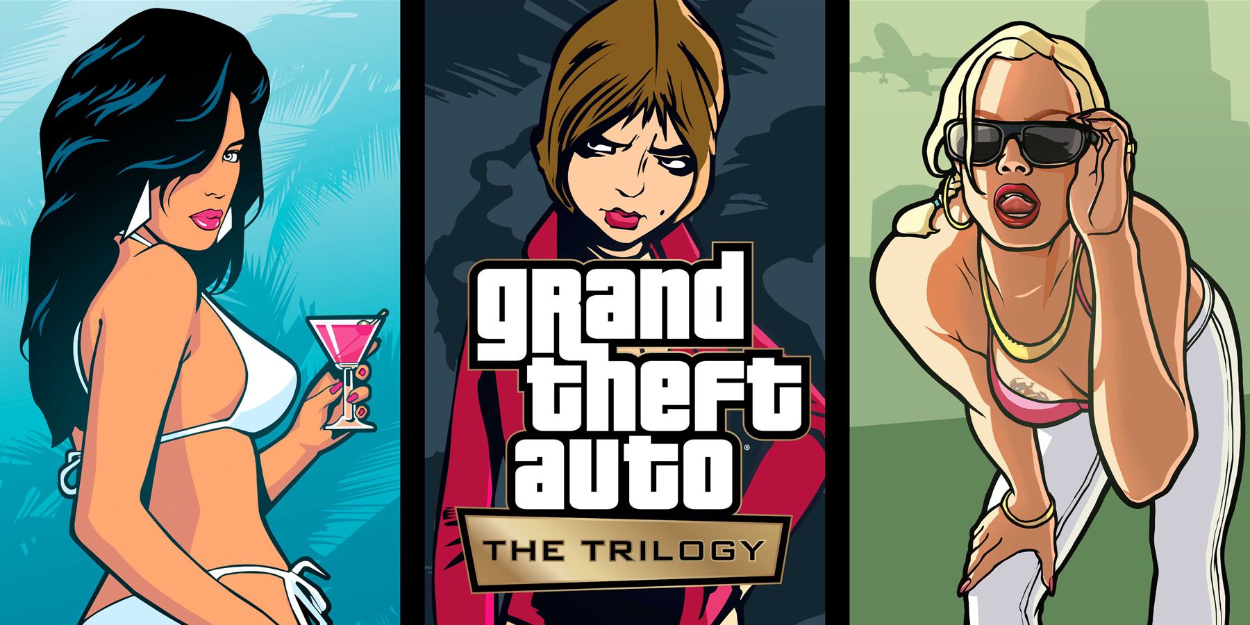 Обложка трилогии Grand Theft Auto