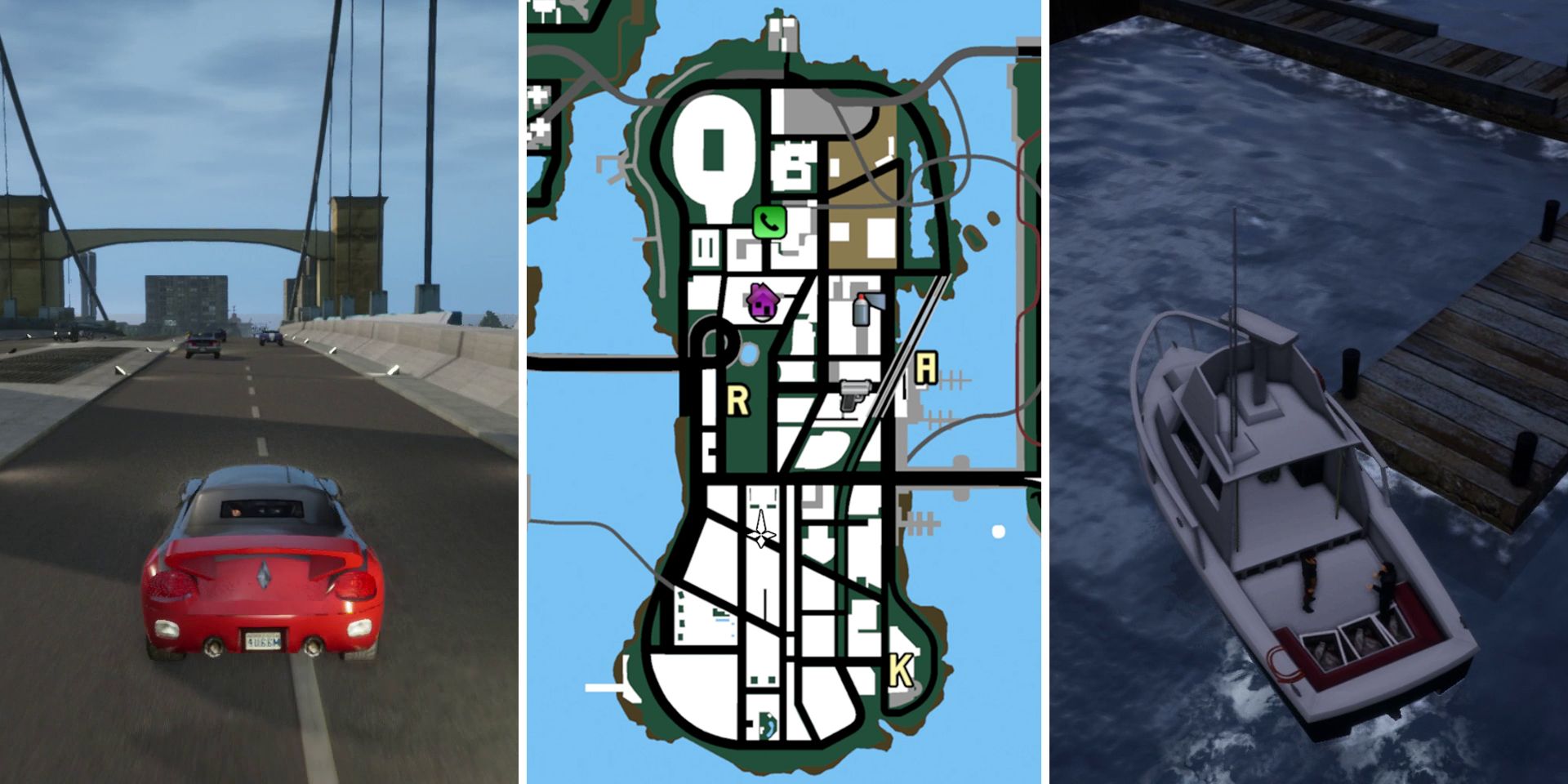 Staunton Island Night Drive  GTA III Definitive Edition 