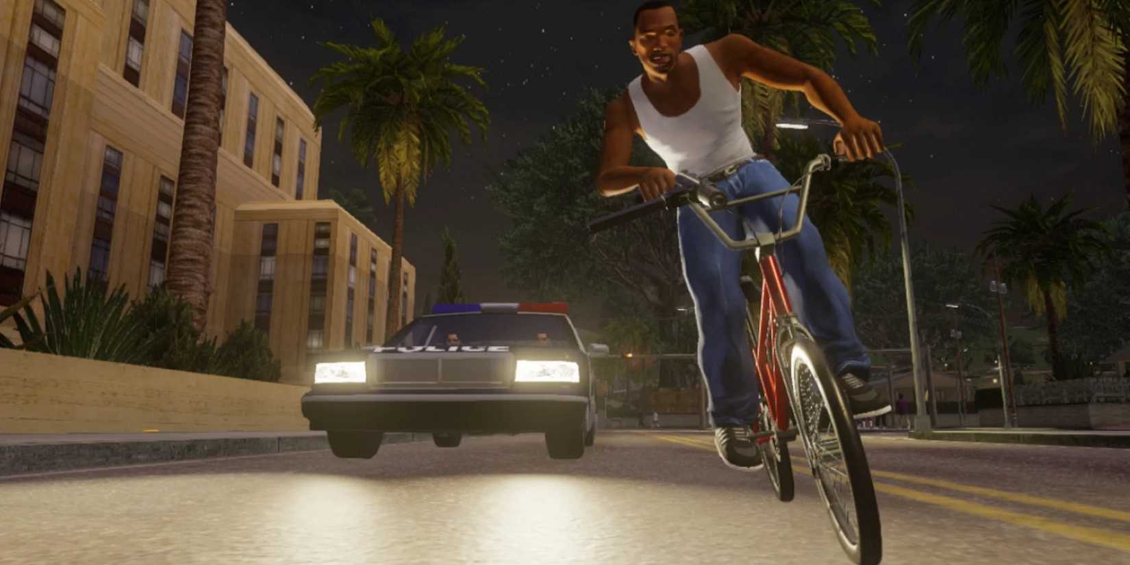 gta trilogy cj on bike