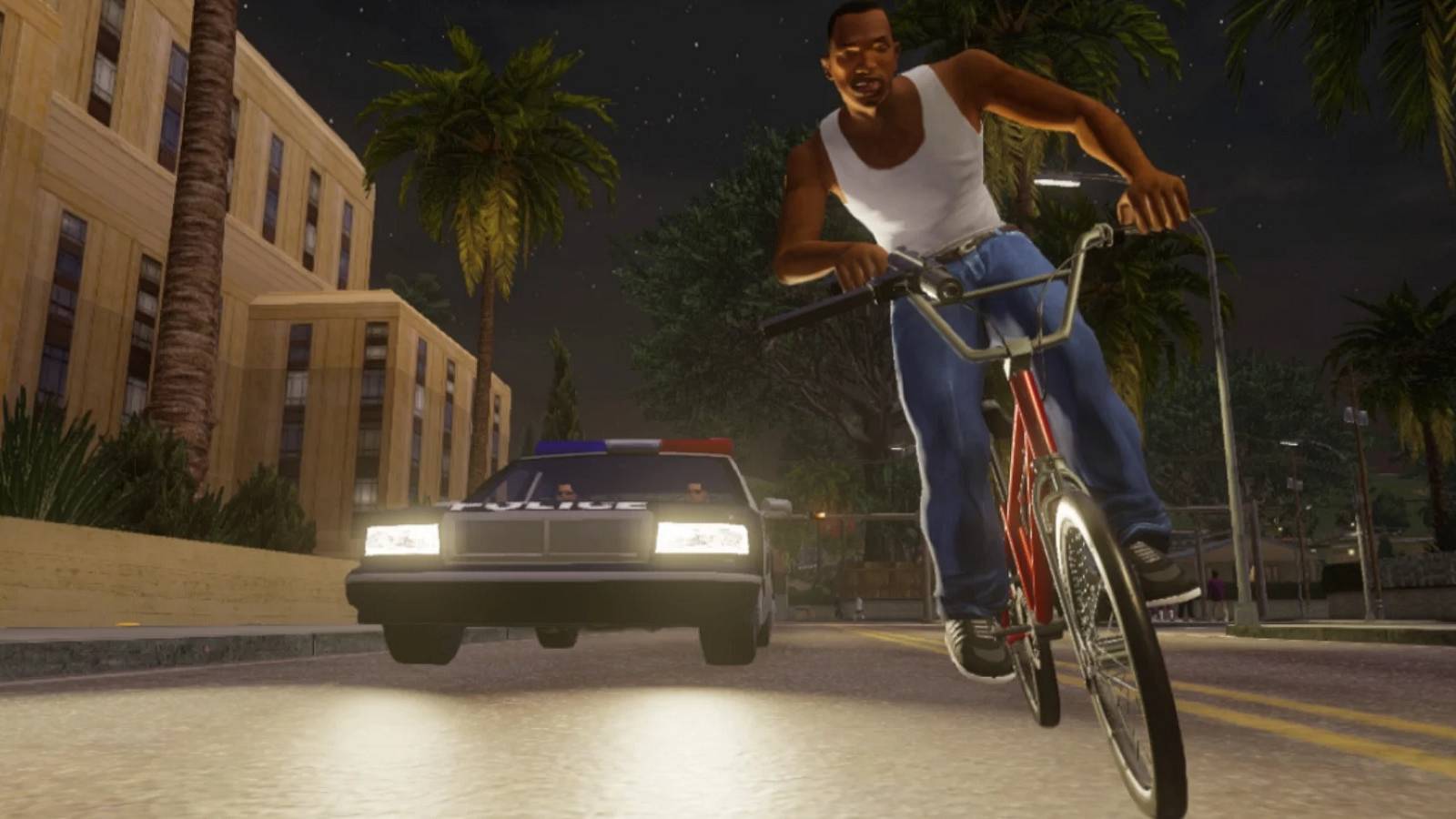 gta trilogy cj on bike