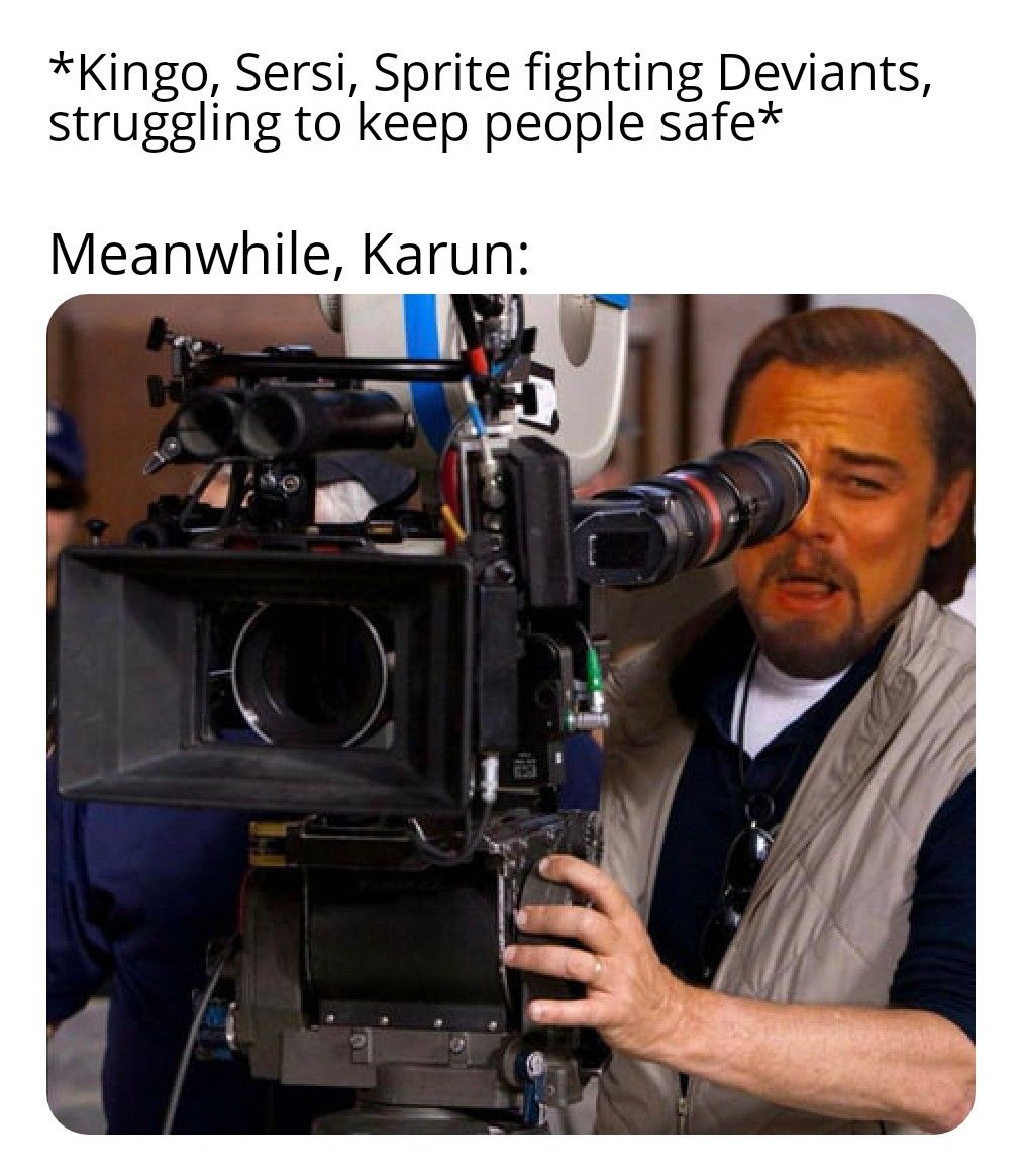 Leonardo DiCaprio meme with Karun Patel