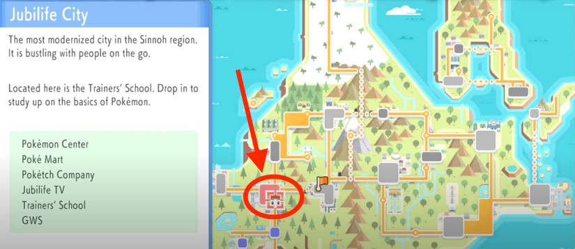 jubilife city pokemon diamond pearl