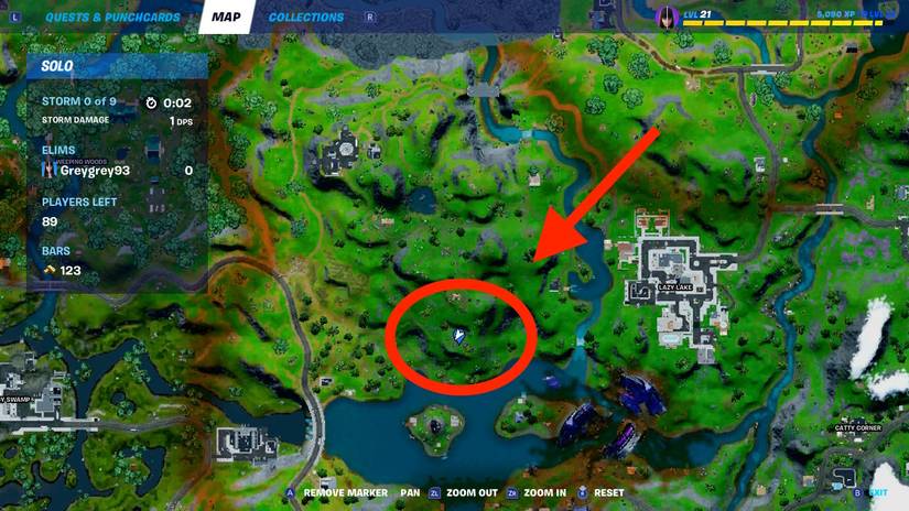 kakashi sensei fortnite npc location