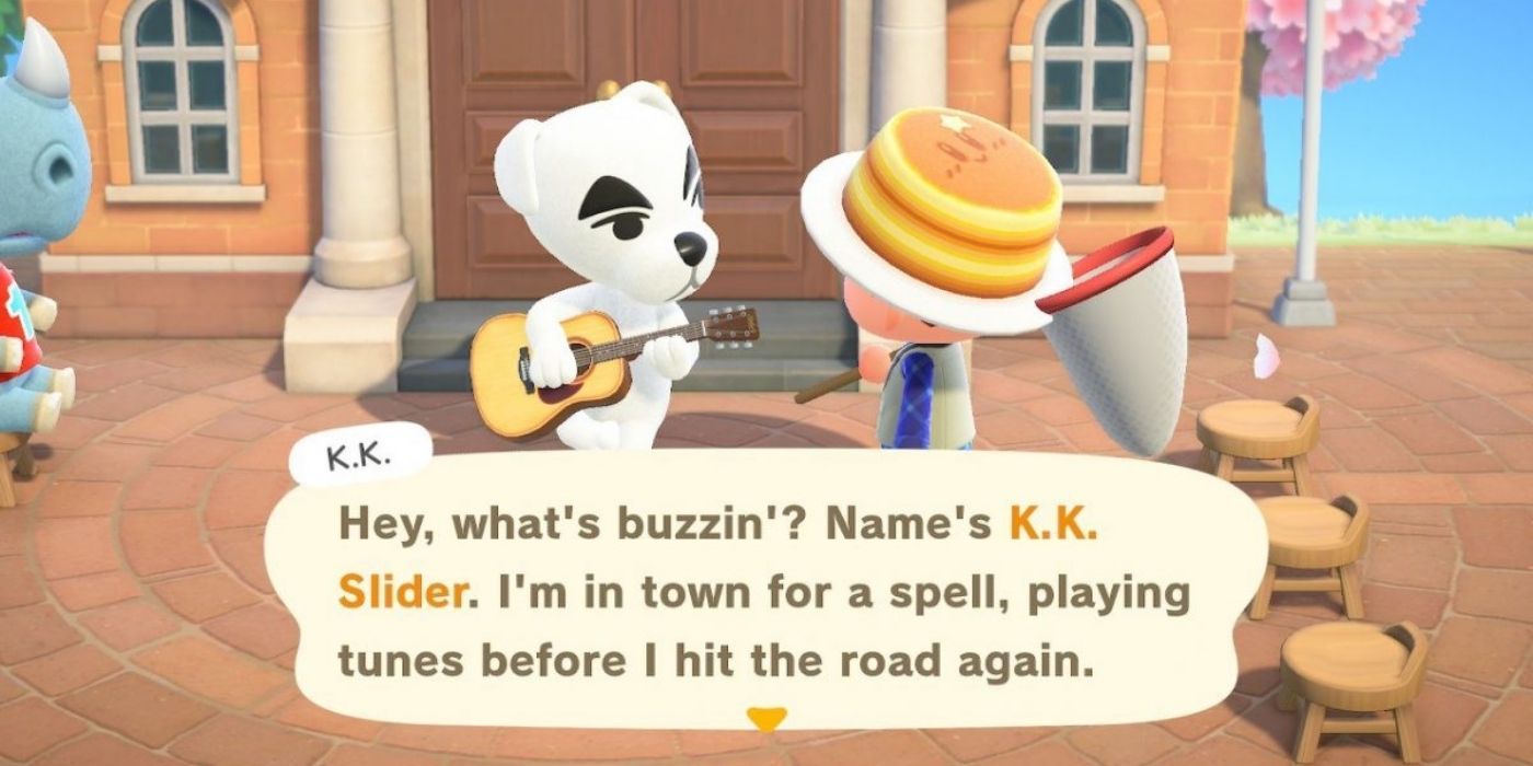 kk slider in the plaza in animal crossing new horizons