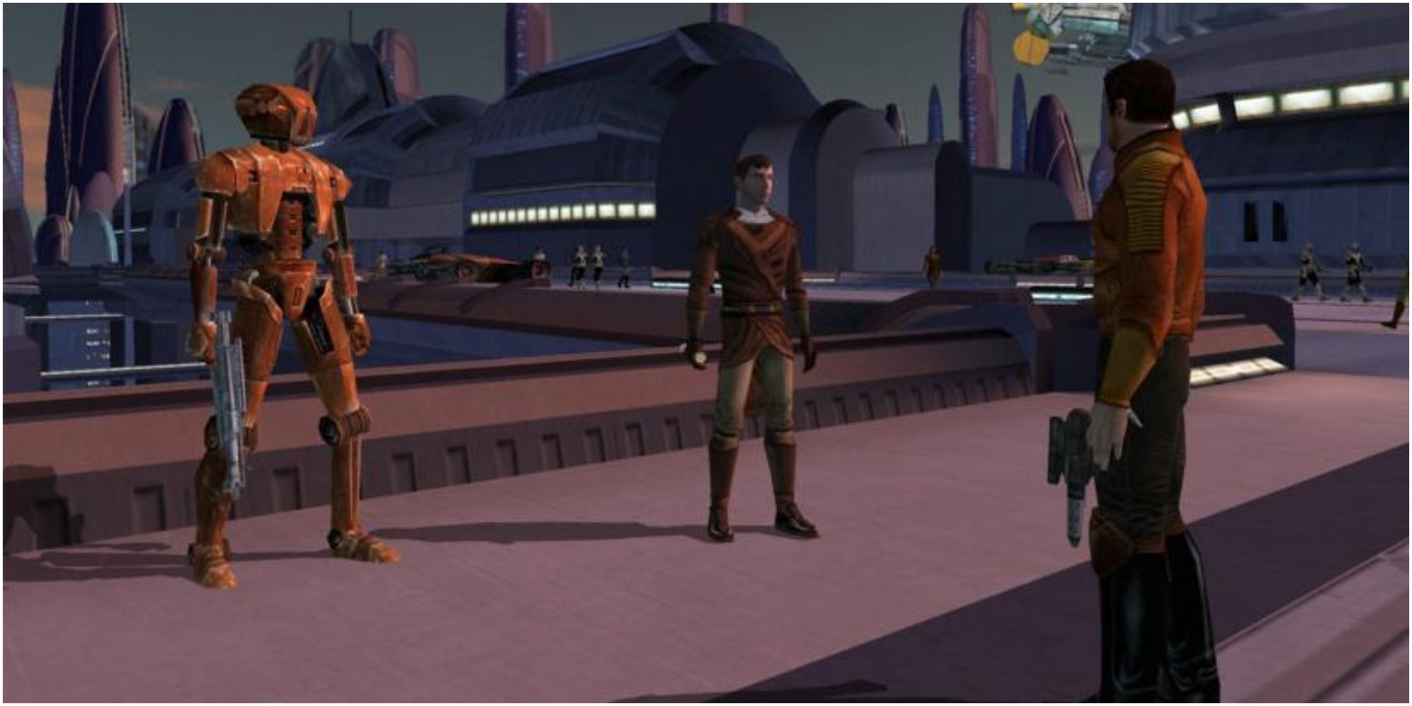 knights of the old republic main character and droid