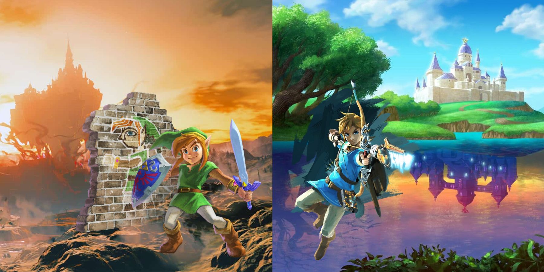 Zelda: A Link Between Worlds Foreshadowed Breath Of The Wild's Big Changes  - Feature