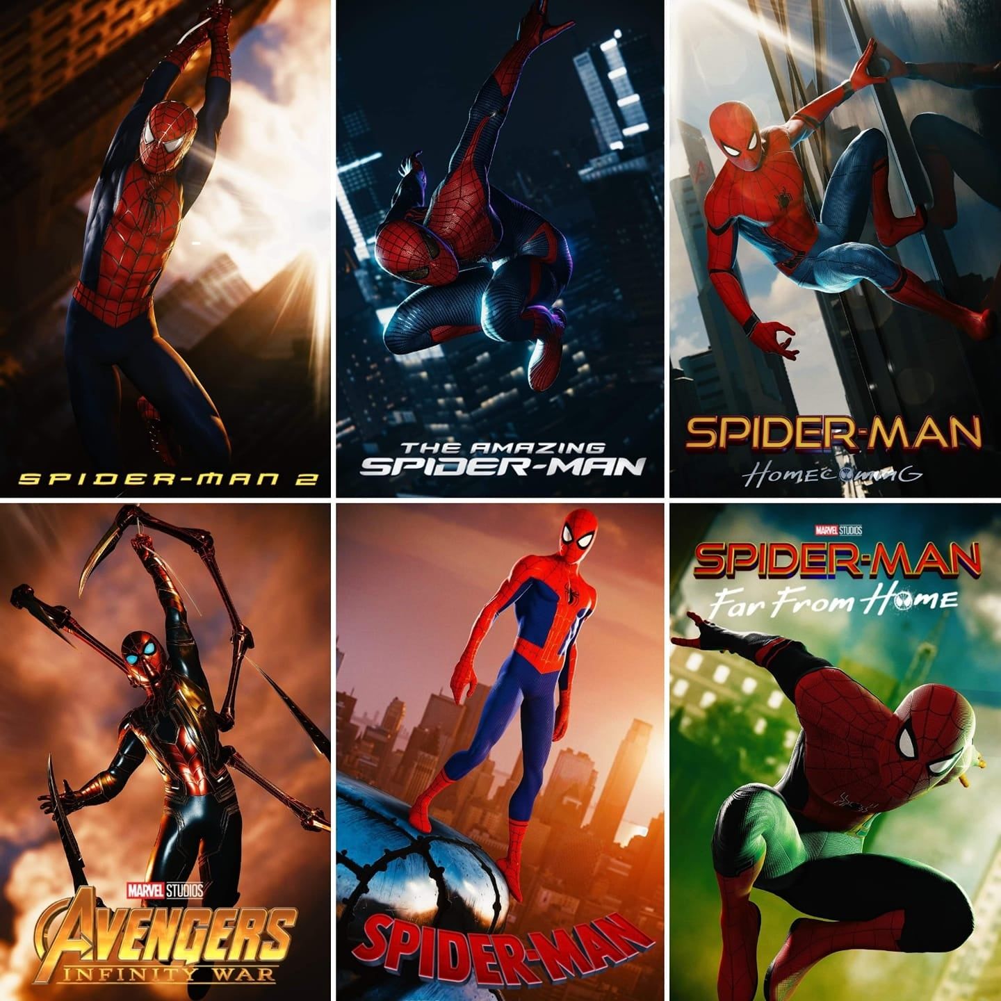 marvels-spider-man-fan-poster-collage