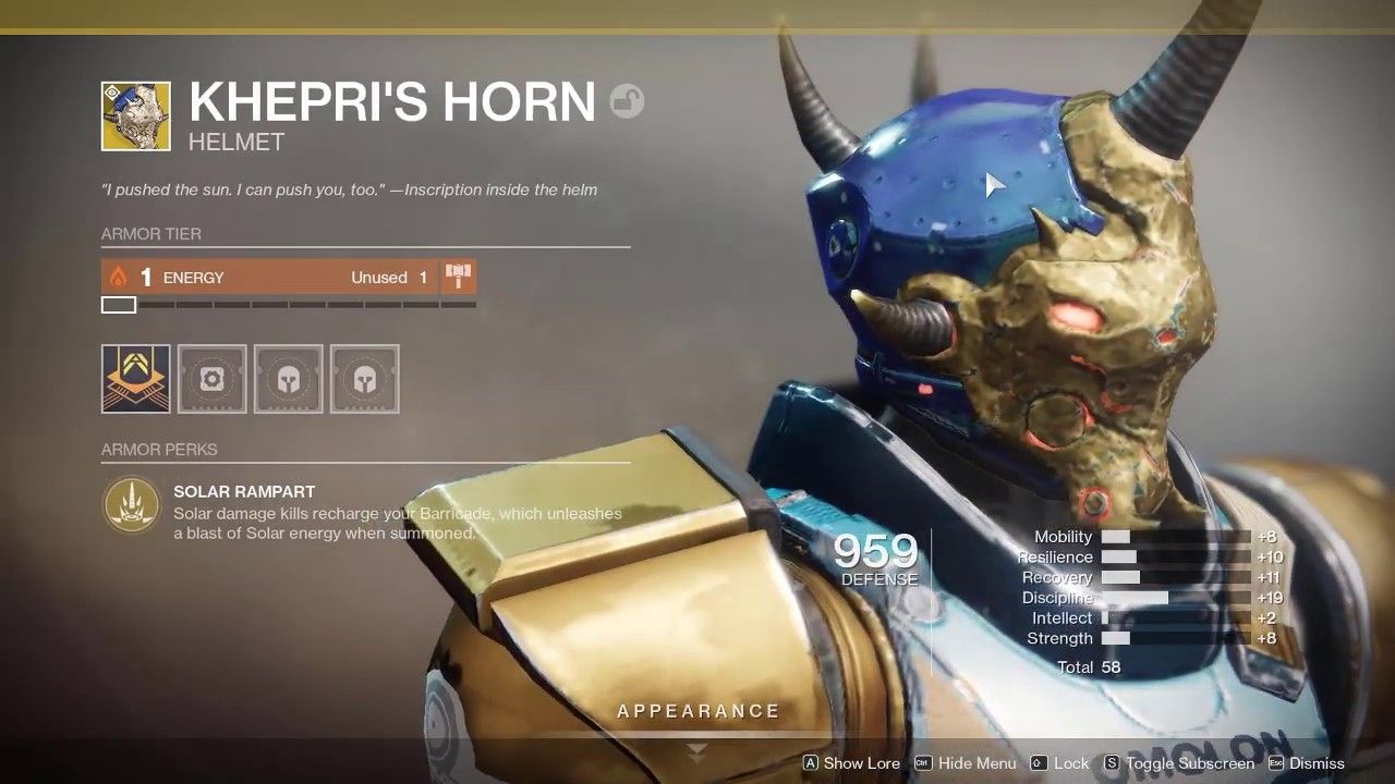 destiny 2 khepri's horn titan exotic