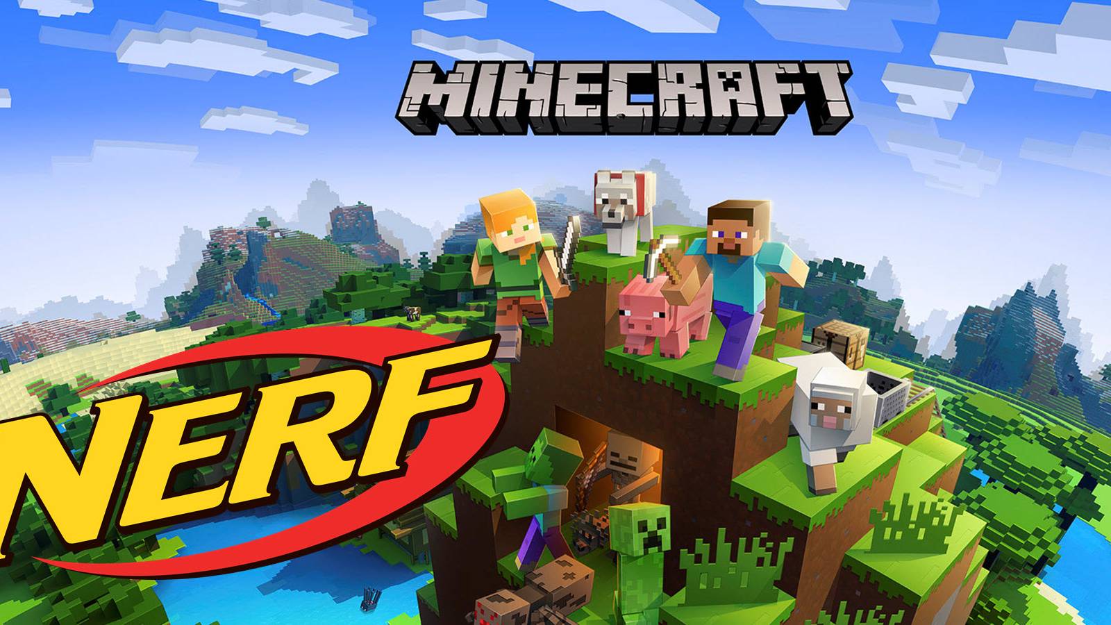 minecraft nerf collaboration