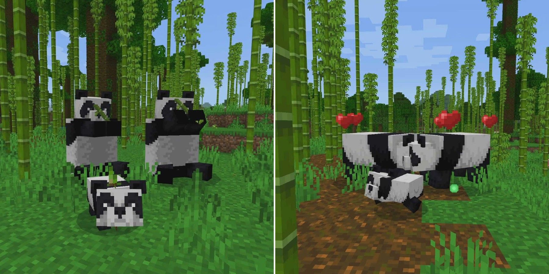 minecraft panda family